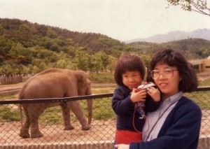 Mom and I at Zoo